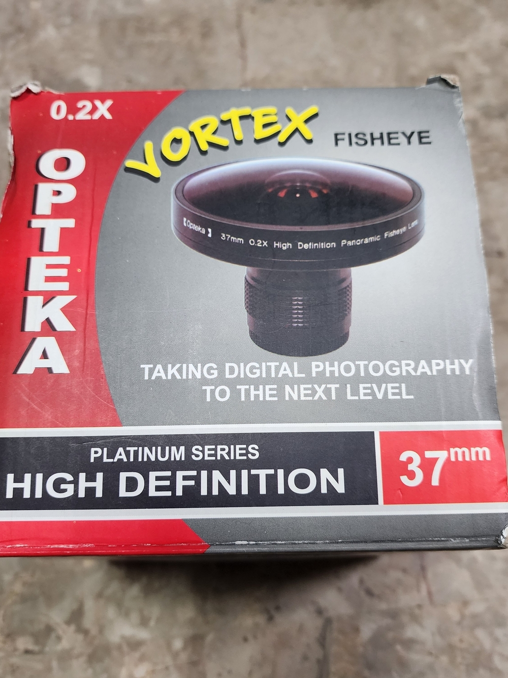 37mm 0.2X Fisheye Lens - Black